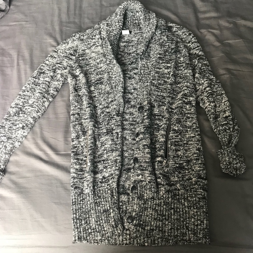 Gray Merino Wool J. Crew Sweater